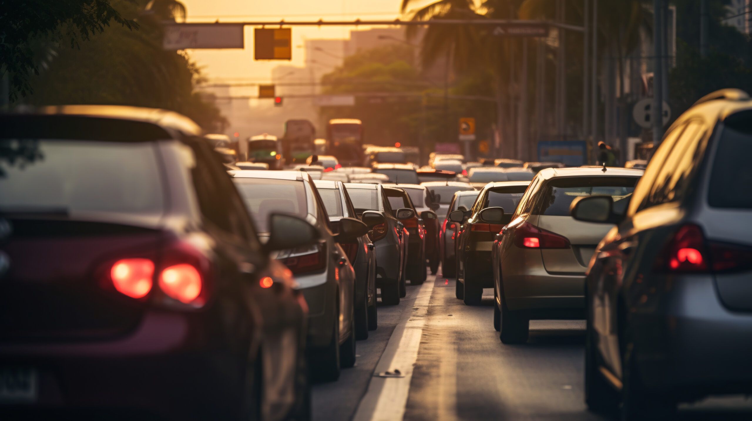 tráfico y contaminación