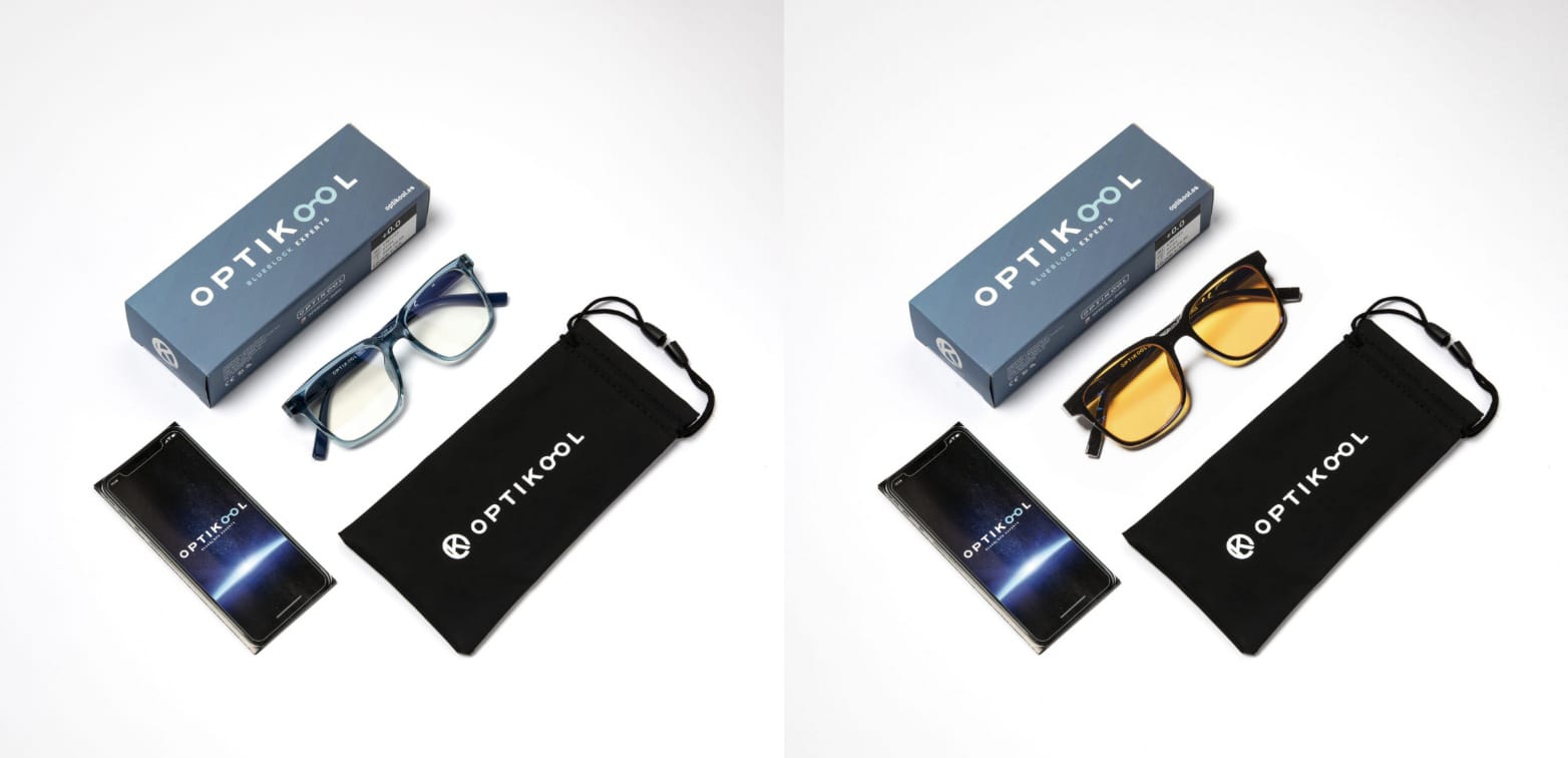 gafas de noche cristal naranja